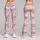 Pastel Bunny And Rose Motifs For Spring Yoga And Everyday Activewear For Women Leggings - 9