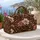 Chocolate Blossom Botanicals for Garden Walks and Relaxed Weekend Escapes Together Quilted Weekend Bag - 5