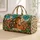 Golden Horse and Desert Cactus Blooms for Memorable Southwestern Escape Adventures Quilted Weekend Bag - 1