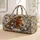 Chestnut Horse and Bluebonnet Florals for Ranch Getaways and Country Weekend Escapes Quilted Weekend Bag - 1