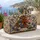 Chestnut Horse and Bluebonnet Florals for Ranch Getaways and Country Weekend Escapes Quilted Weekend Bag - 5