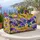 Golden Yellow Lavender Waves for Bright Summer Getaways and Weekend Escapes Quilted Weekend Bag - 5