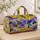 Golden Yellow Lavender Waves for Bright Summer Getaways and Weekend Escapes Quilted Weekend Bag - 4