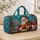 Santa Claus Christmas Gifts for Cozy Holiday Travel and Festive Seasonal Getaways Quilted Weekend Bag - 4