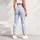 Soft Blue Leopard Spots for Yoga, Pilates, Travel and Everyday Activewear Wear Leggings - 6