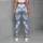 Light Blue Camouflage for Yoga, Pilates, Commuting, and Everyday Wear Leggings - 5