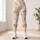 Kawaii Teddy Bear And Blue Paw Prints For Yoga Pilates And Cozy Casual Days Leggings - 4