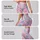 Blush And Sky Blue Hearts For Romantic Yoga, Pilates And Everyday Activewear Style Leggings - 2