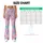 Blush And Sky Blue Hearts For Romantic Yoga, Pilates And Everyday Activewear Style Leggings - 7