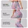 Blush And Sky Blue Hearts For Romantic Yoga, Pilates And Everyday Activewear Style Leggings - 8