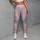Blush And Sky Blue Hearts For Romantic Yoga, Pilates And Everyday Activewear Style Leggings - 4