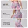 Blush And Sky Blue Hearts For Romantic Yoga, Pilates And Everyday Activewear Style Leggings - 2