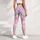 Blush And Sky Blue Hearts For Romantic Yoga, Pilates And Everyday Activewear Style Leggings - 5