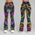 Neon Multicolor Camo for Yoga, Pilates, Gym Training and Everyday Activewear Leggings - 9