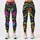 Neon Multicolor Camo for Yoga, Pilates, Gym Training and Everyday Activewear Leggings - 1