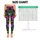 Neon Multicolor Camo for Yoga, Pilates, Gym Training and Everyday Activewear Leggings - 3