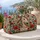 Cream Horse and Red Poppies for Coastal Equestrian Summer Travel and Equestrian Lovers Quilted Weekend Bag - 5