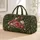 Dusty Mauve Roses And Garden Leaves For Weekend Getaways And Travel Quilted Weekend Bag - 1