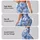 Powder Blue White Blossom Florals for Yoga Pilates and Everyday Style Leggings - 2