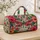 Tropical Hibiscus and Dragonfly Floral Style for Colorful Beach and Travel Getaways Quilted Weekend Bag - 4