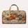 Watercolor Autumn Pumpkins Sage Foliage and Fine Bows for Cozy Seasonal Getaways Quilted Weekend Bag - 6