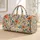 Ivory Wildflower Blooms for Sunlit Garden Getaways and Relaxed Weekend Travel Escapes Quilted Weekend Bag - 1