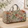 Ivory Wildflower Blooms for Sunlit Garden Getaways and Relaxed Weekend Travel Escapes Quilted Weekend Bag - 4