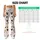 Black Apricot Heart Motifs for Yoga, Pilates and Everyday Casual Style Leggings - 7