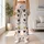 Black Apricot Heart Motifs for Yoga, Pilates and Everyday Casual Style Leggings - 11