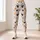 Black Apricot Heart Motifs for Yoga, Pilates and Everyday Casual Style Leggings - 6