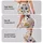 Black Apricot Heart Motifs for Yoga, Pilates and Everyday Casual Style Leggings - 2