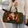 Santa Claus With Gift Sack for Festive Christmas Getaways and Winter Travel Quilted Weekend Bag - 2