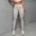 Ivory Pinstripes and Tiny Bows for Pilates, Balletcore Fitness and Everyday Athleisure Leggings - 4