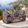 Purple Dragonflies and Wildflowers for Romantic Garden Escapes and Weekend Getaways Quilted Weekend Bag - 5