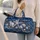 Navy Starfish and Seashell Coastal Style for Blue Hour Beach Trips and Shore Getaways Quilted Weekend Bag - 2