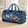 Navy Starfish and Seashell Coastal Style for Blue Hour Beach Trips and Shore Getaways Quilted Weekend Bag - 1