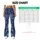 Indigo Paisley Florals for Yoga, Pilates and Everyday Studio-to-Street Wear for Women Leggings - 7
