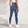 Indigo Paisley Florals for Yoga, Pilates and Everyday Studio-to-Street Wear for Women Leggings - 5