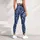 Indigo Paisley Florals for Yoga, Pilates and Everyday Studio-to-Street Wear for Women Leggings - 5