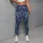 Indigo Paisley Florals for Yoga, Pilates and Everyday Studio-to-Street Wear for Women Leggings - 4