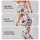 Black Orange Cat and Dog Paw Prints for Yoga, Pilates and Everyday Pet Lover Style Leggings - 2