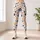 Black Orange Cat and Dog Paw Prints for Yoga, Pilates and Everyday Pet Lover Style Leggings - 4