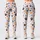 Black Orange Cat and Dog Paw Prints for Yoga, Pilates and Everyday Pet Lover Style Leggings - 1