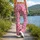Pink Heart Motif for Yoga, Pilates, and Everyday Wear for Women Leggings - 12
