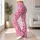Pink Heart Motif for Yoga, Pilates, and Everyday Wear for Women Leggings - 11