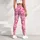 Pink Heart Motif for Yoga, Pilates, and Everyday Wear for Women Leggings - 4