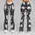 Playful White Cats on Charcoal for Yoga, Pilates, and Everyday City Adventures Leggings - 9