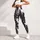 Playful White Cats on Charcoal for Yoga, Pilates, and Everyday City Adventures Leggings - 4