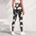 Playful White Cats on Charcoal for Yoga, Pilates, and Everyday City Adventures Leggings - 5