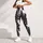 Playful White Cats on Charcoal for Yoga, Pilates, and Everyday City Adventures Leggings - 6